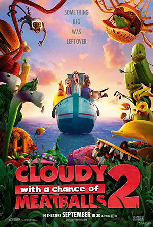 Cloudy With a Chance of Meatballs 2 (2013) BluRay Dual Audio [Hindi ORG. + English] 480p [250MB] | 720p [1GB] | 1080p [2.2GB]